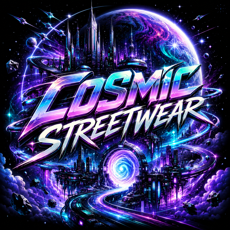 KOSVYRE cosmic art and streetwear with otherworldly color