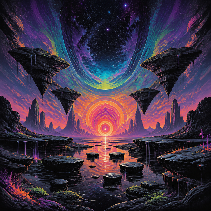 KOSVYRE Hallucinarium psychedelic art prints and surreal wall art