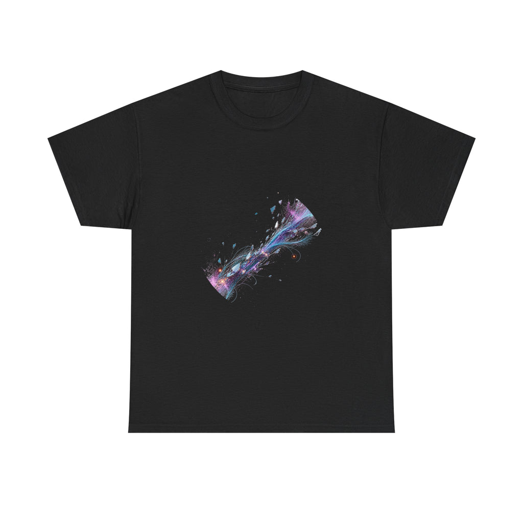 Celestial Cable Bloom KOSVYRE graphic tee product mockup, front view