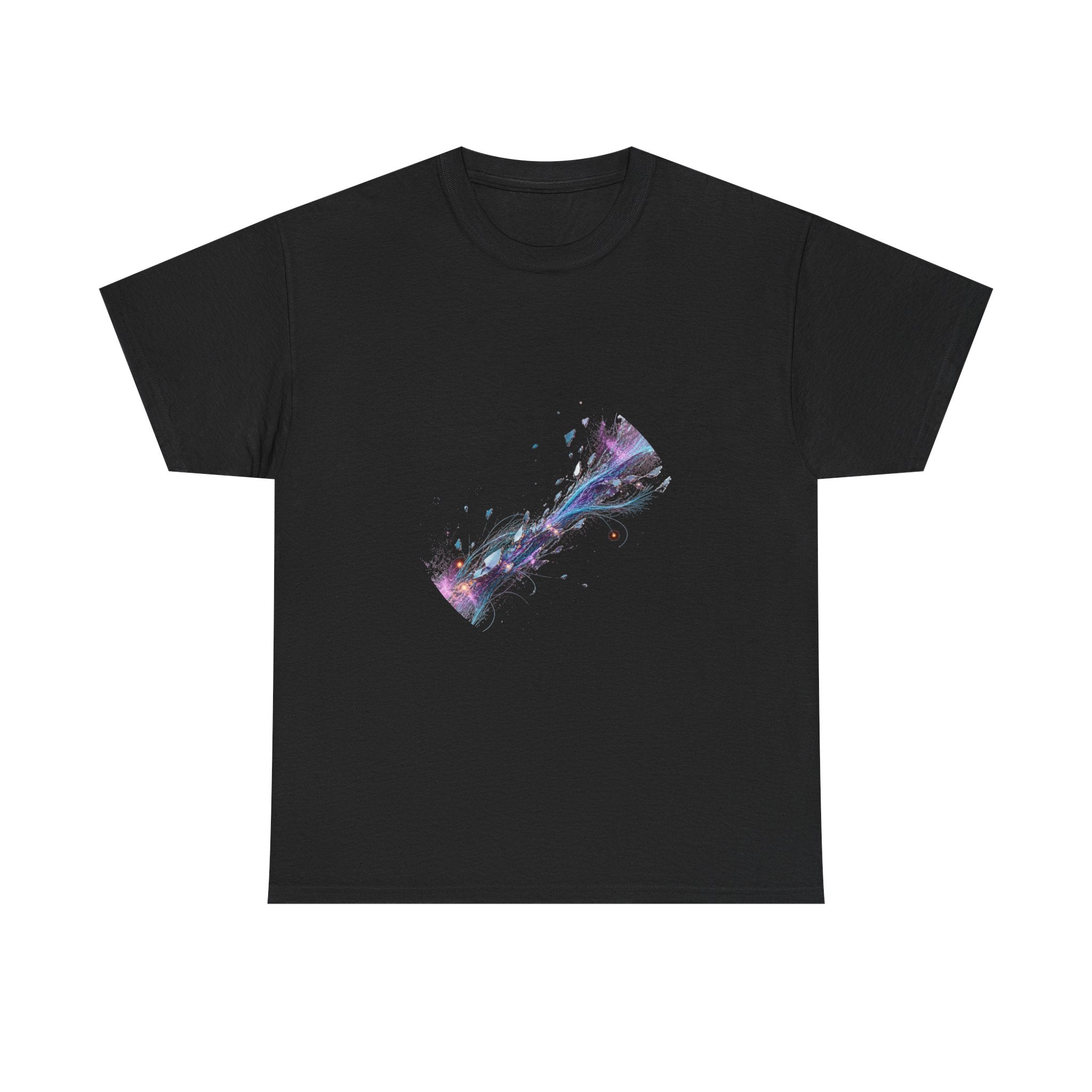 Celestial Cable Bloom KOSVYRE graphic tee product mockup, front view