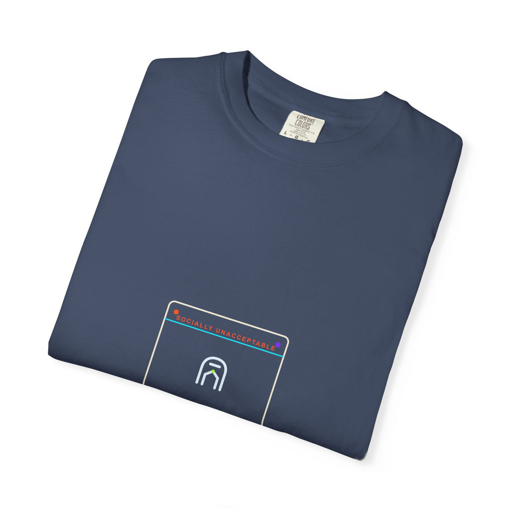 Department of Unlicensed Consciousness garment-dyed graphic tee by KOSVYRE, additional product view 8