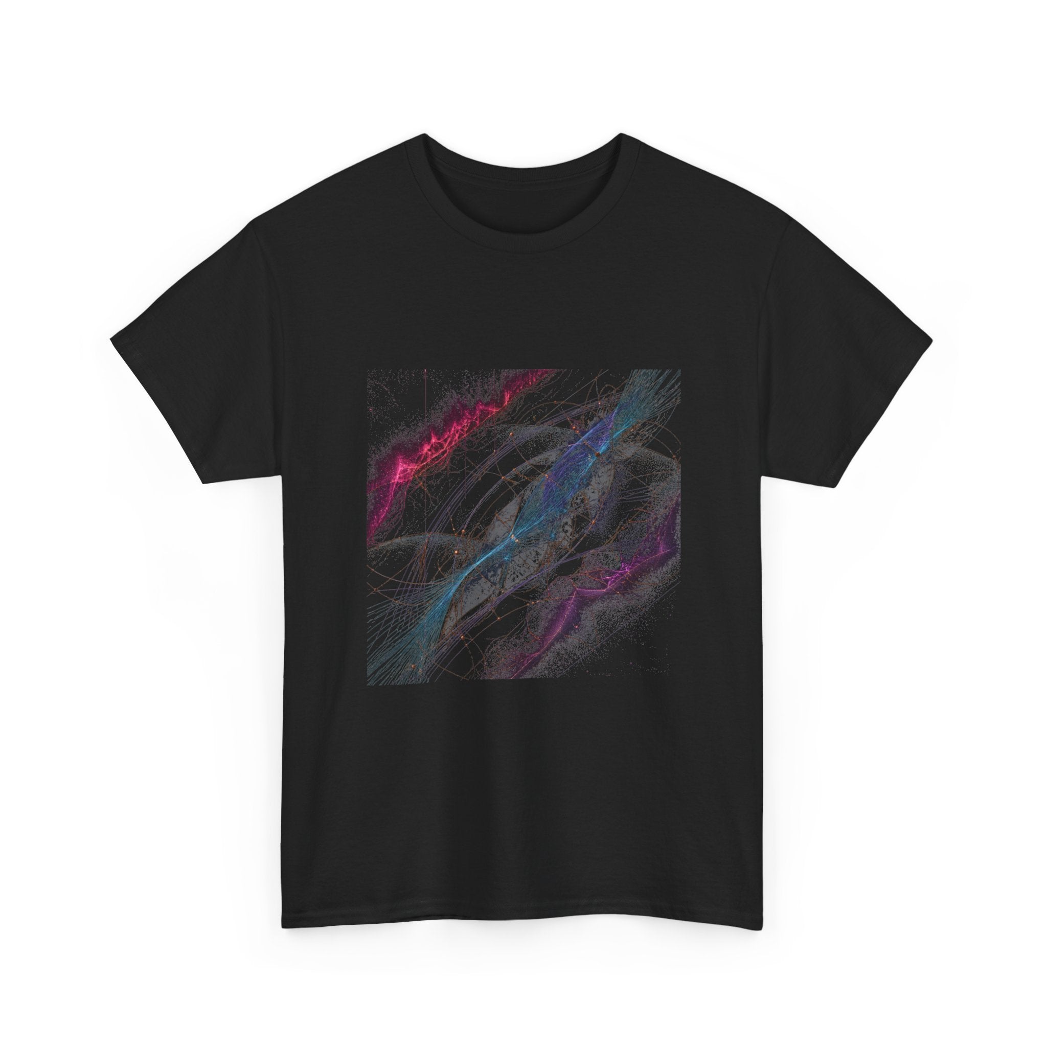 Polar Thread Observatory KOSVYRE graphic tee product mockup, alternate front view