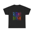 Memory Lattice KOSVYRE graphic tee product mockup, front view