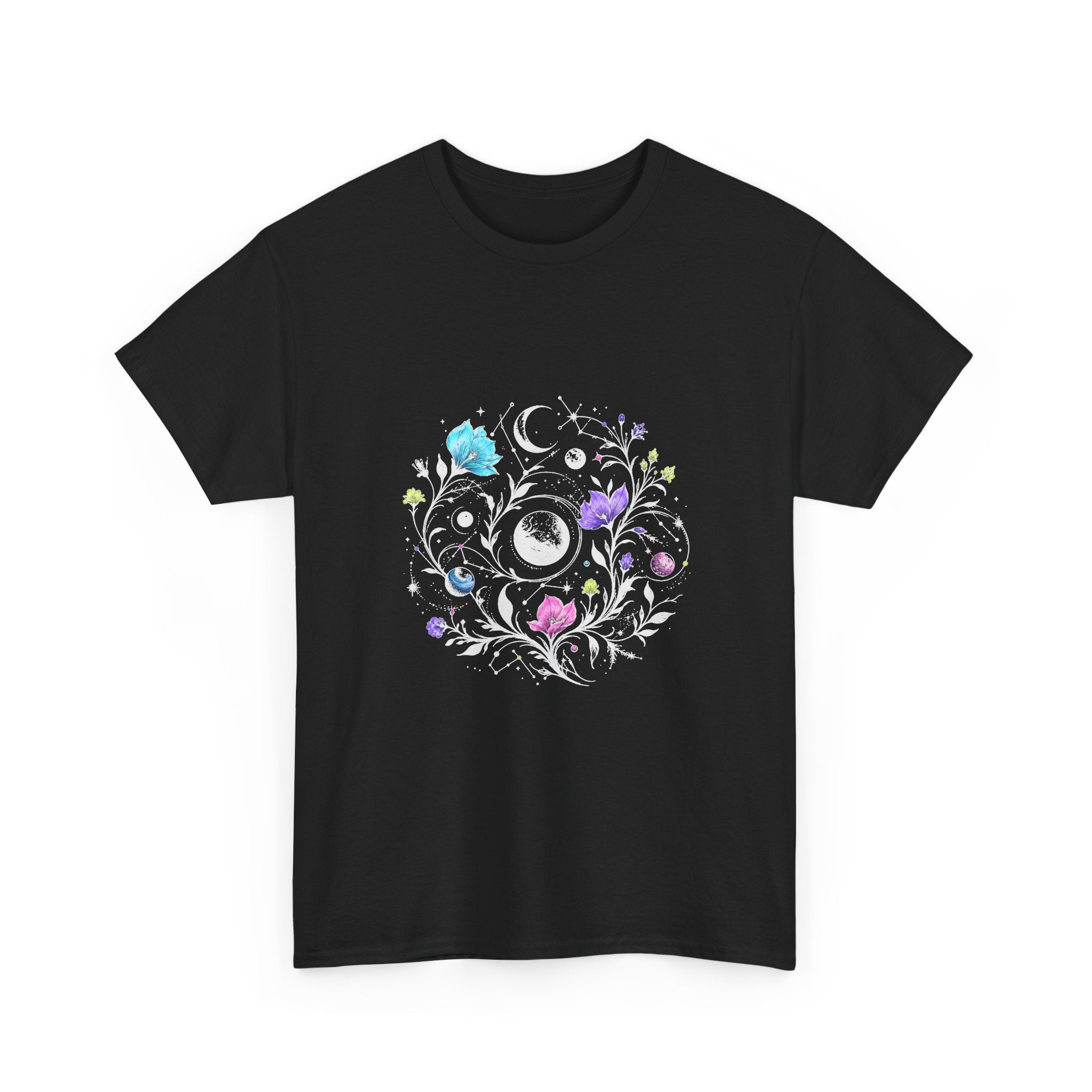 Astral Ink Garden KOSVYRE graphic tee product mockup, alternate view