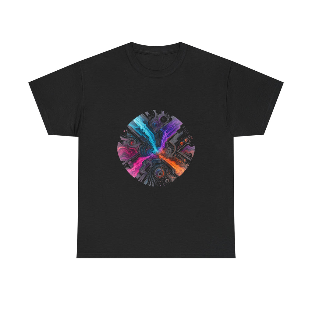 Zero Hour Inlet KOSVYRE graphic tee product mockup, front view