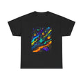 Offset Broadcast Reef KOSVYRE graphic tee product mockup, front view