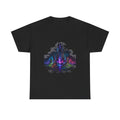 Electric Ruins KOSVYRE graphic tee product mockup, front view