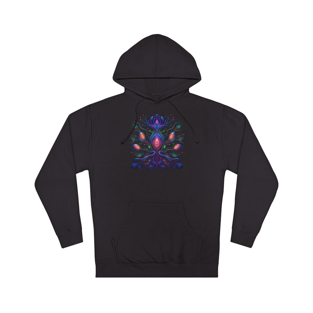 Alien Botanical Circuit — Psychedelic Hoodie