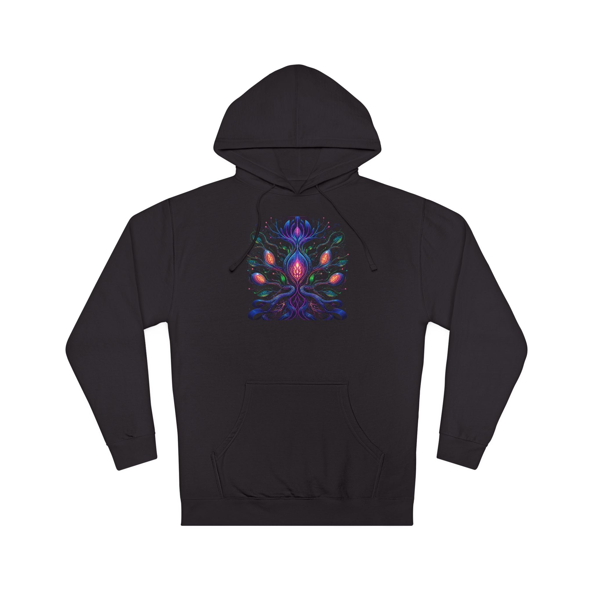 Alien Botanical Circuit — Psychedelic Hoodie