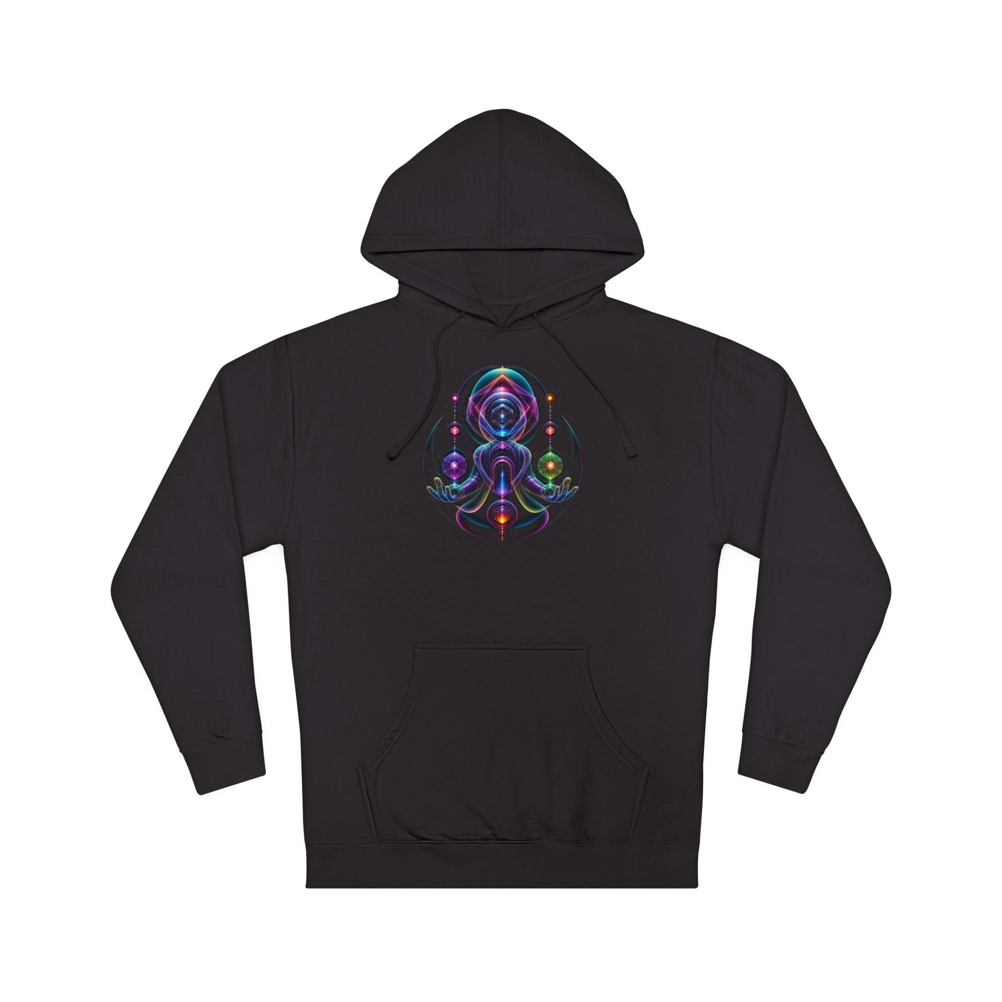 Oracle of Soft Geometry KOSVYRE hoodie product mockup, front view