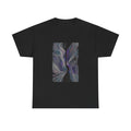 Celestial Fold Choir KOSVYRE graphic tee product mockup, front view