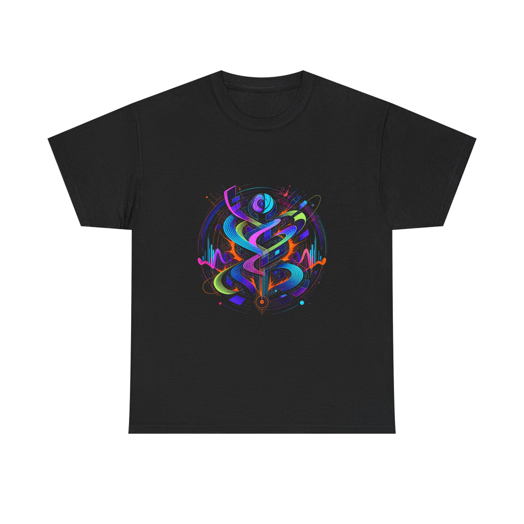 Signal Body KOSVYRE graphic tee product mockup, front view