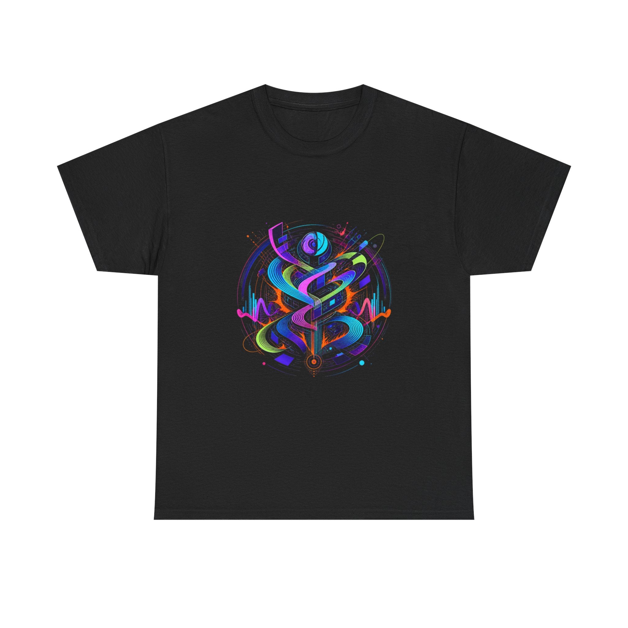 Signal Body KOSVYRE graphic tee product mockup, front view