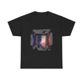 Empty Room Weather KOSVYRE graphic tee product mockup, front view