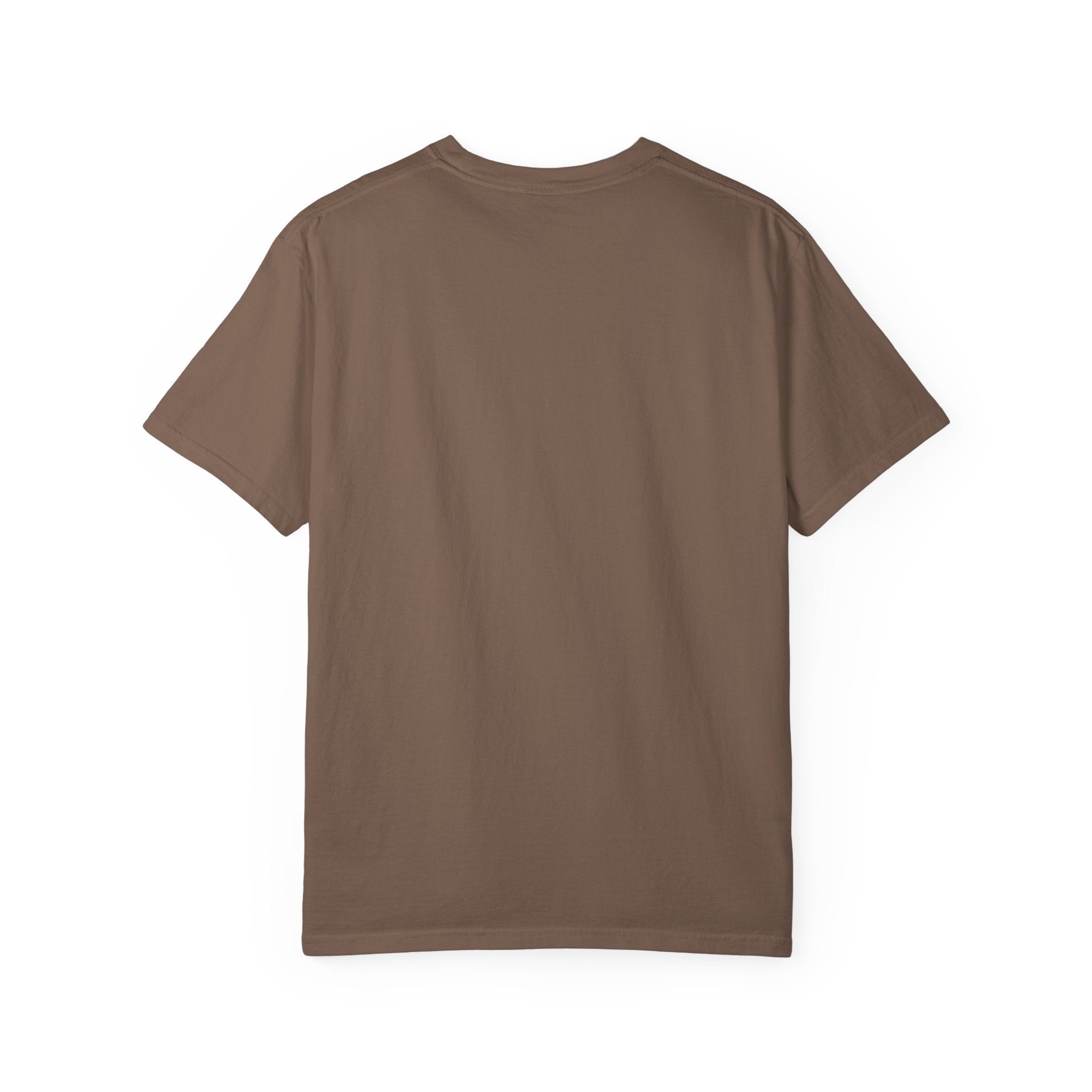 Stars May Contain Traces of Consequence graphic tee by KOSVYRE in Espresso, back product view 1