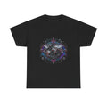 Ferrofluid Atlas KOSVYRE graphic tee product mockup, front view