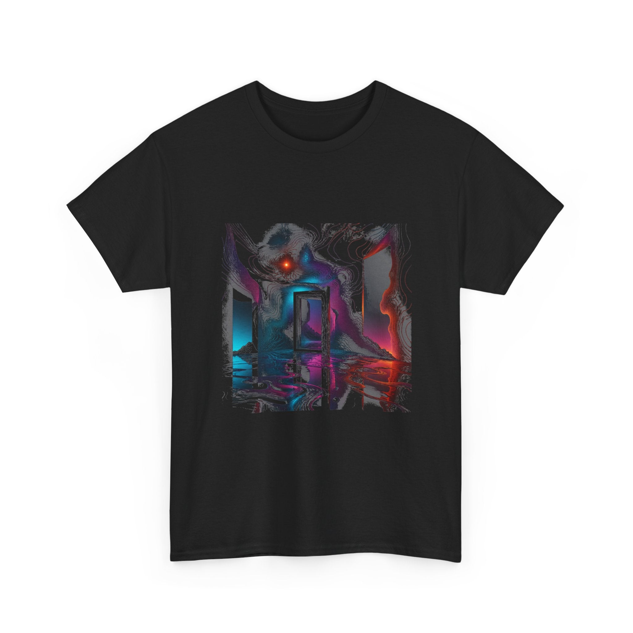 Liminal Heatmap KOSVYRE graphic tee detail mockup