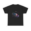Orbit of the Unsaid KOSVYRE graphic tee product mockup, front view