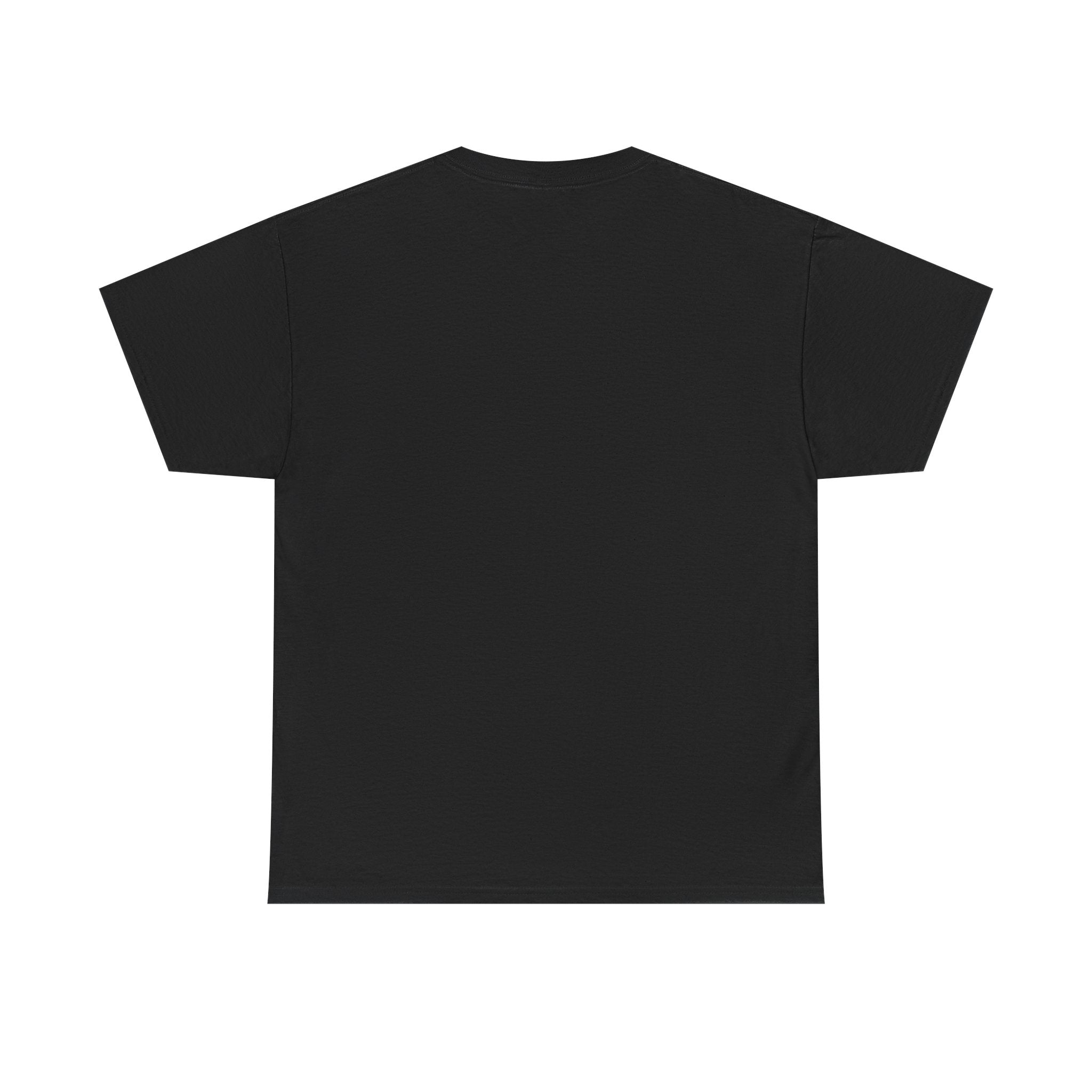 Negative Space Oracle KOSVYRE graphic tee product mockup, alternate view