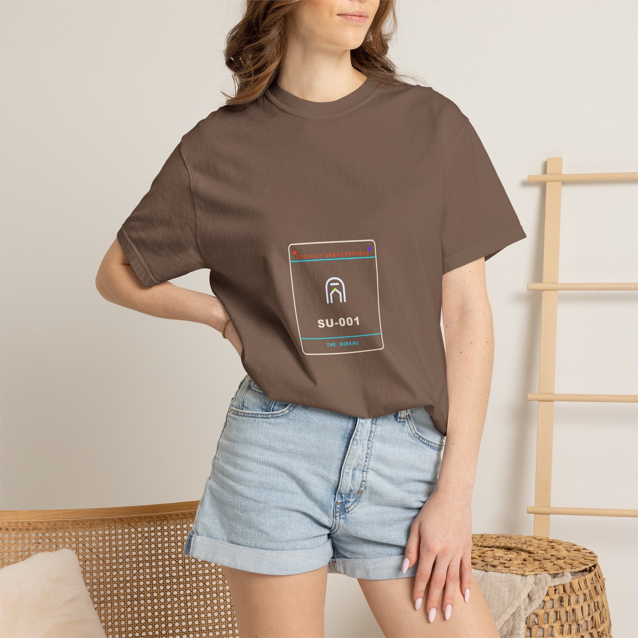 Department of Unlicensed Consciousness garment-dyed graphic tee by KOSVYRE, additional product view 3