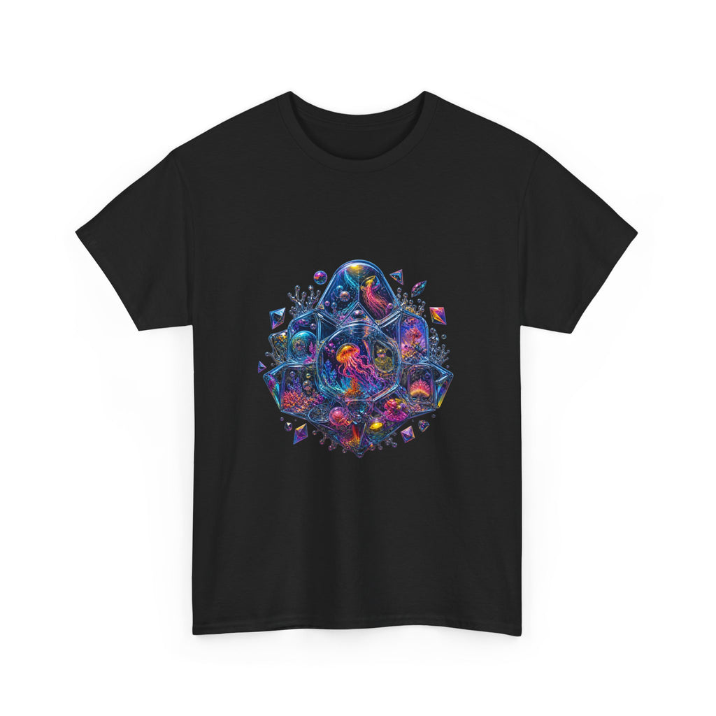Prismatic Memory Aquarium — Psychedelic Graphic Tee