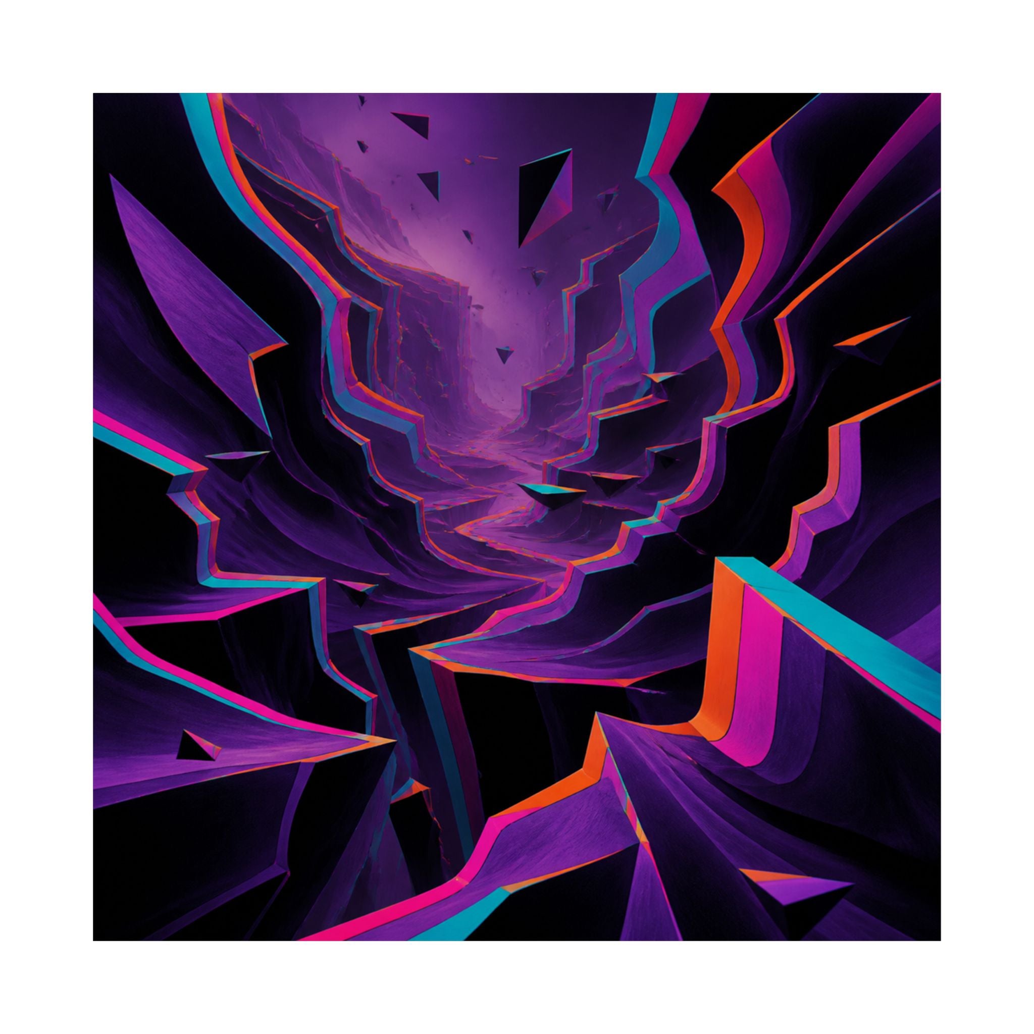 Velvet RGB Canyon — Art Print