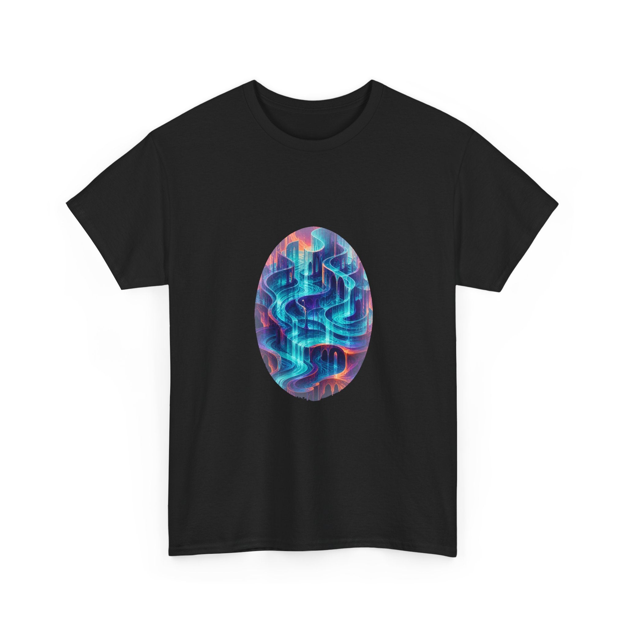 Neon Tidal Archive — Psychedelic Graphic Tee