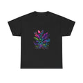 Corrupted Garden Protocol KOSVYRE graphic tee product mockup, front view