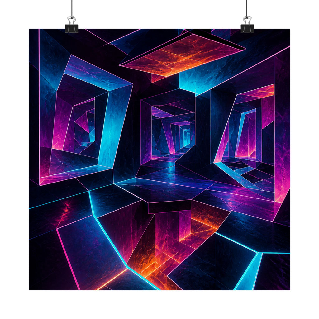 Pulse Geometry Chamber — Art Print