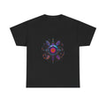 Deep Space Dialtone KOSVYRE graphic tee product mockup, front view