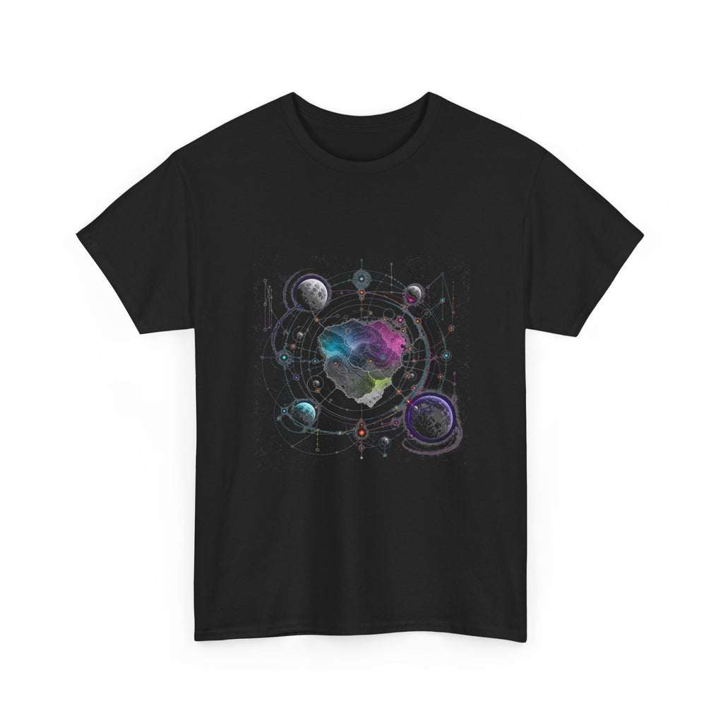 Orbiting Atlas KOSVYRE graphic tee detail mockup