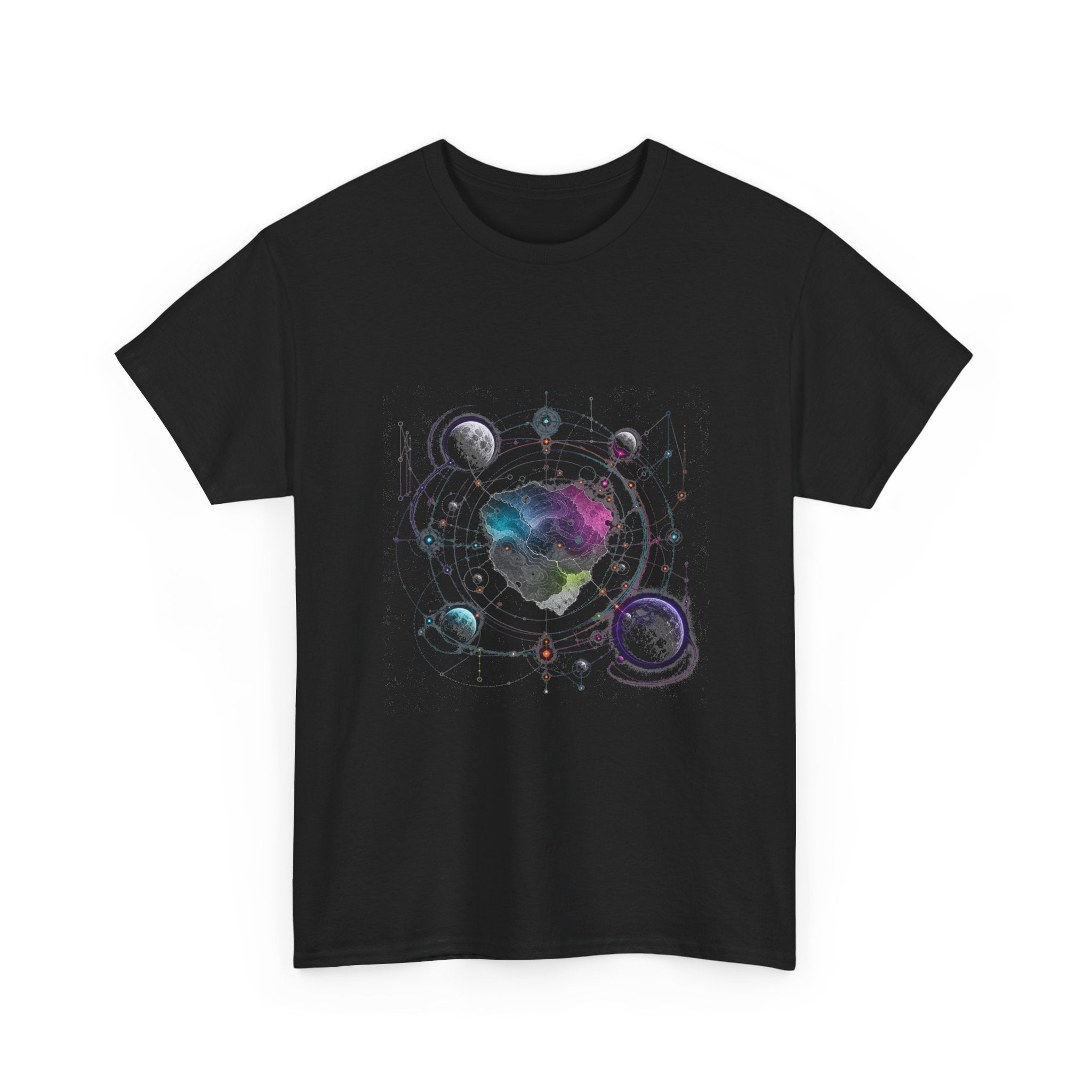 Orbiting Atlas KOSVYRE graphic tee detail mockup