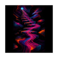 Velvet Signal Stair — Art Print