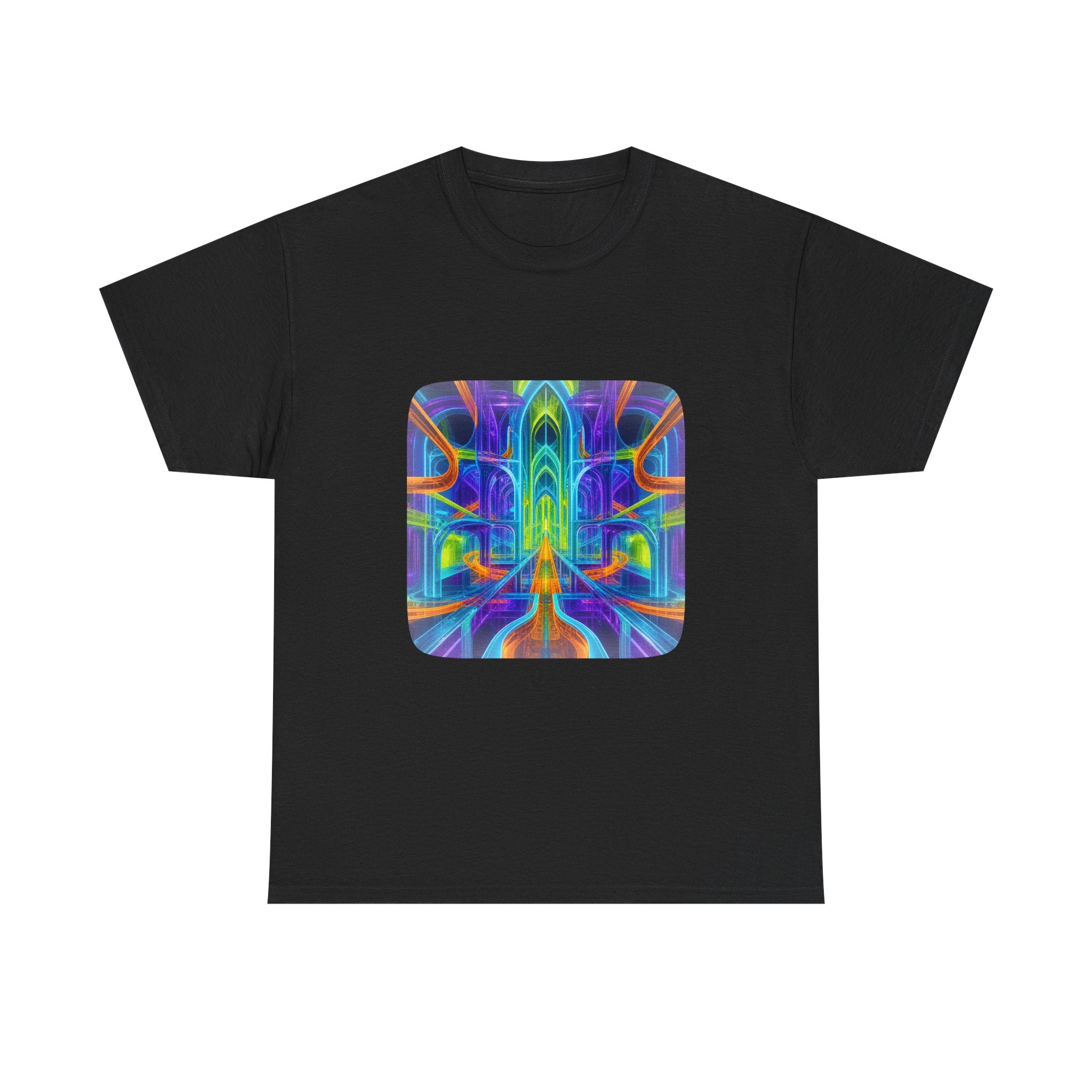 Prism Rail Cathedral — Psychedelic Graphic Tee