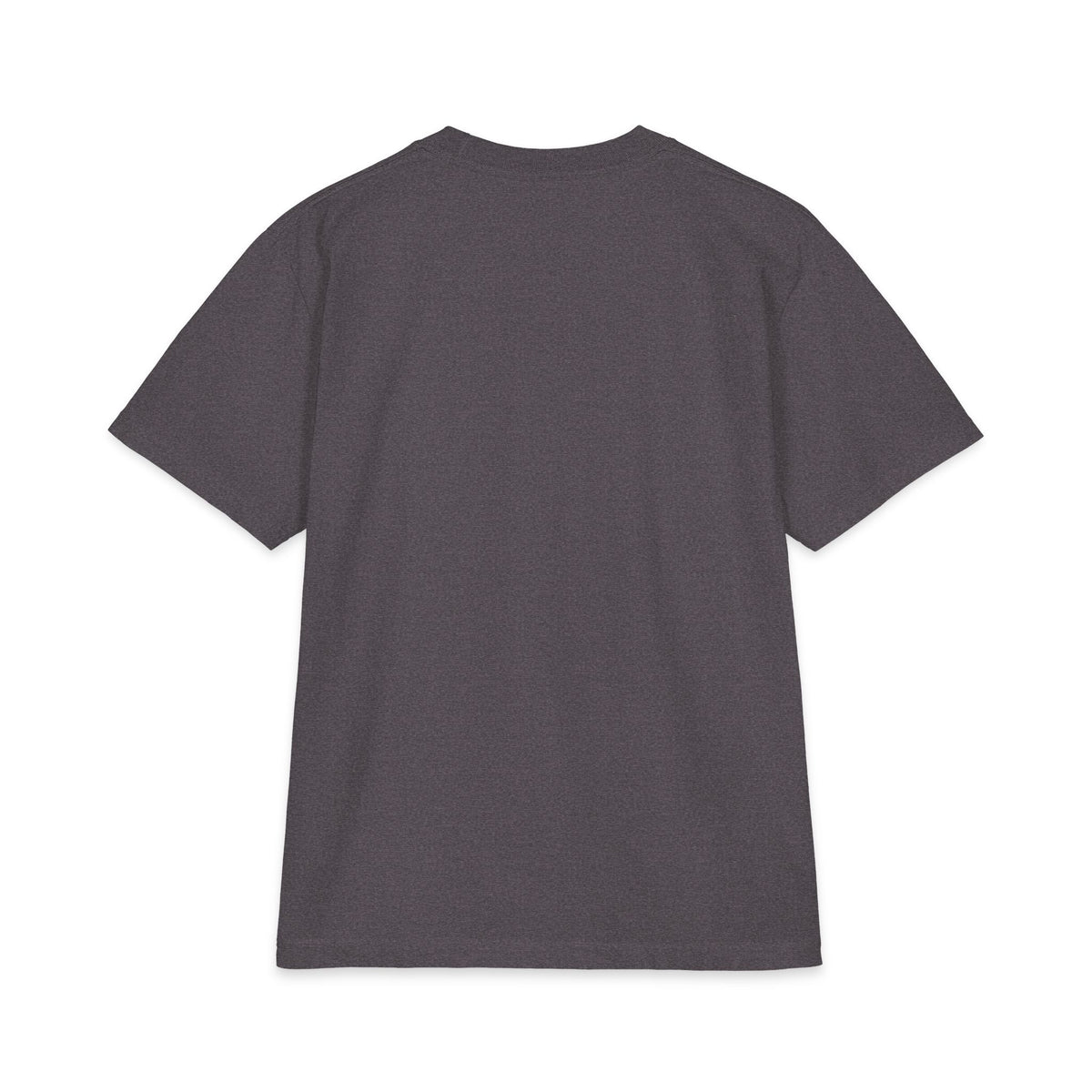 Atmospheric Copy Error graphic tee by KOSVYRE in Charcoal Grey, back product view 1
