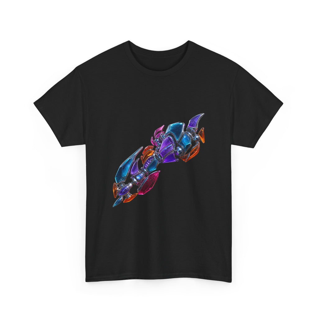 Translucent Knuckle Atlas KOSVYRE graphic tee product mockup, alternate front view