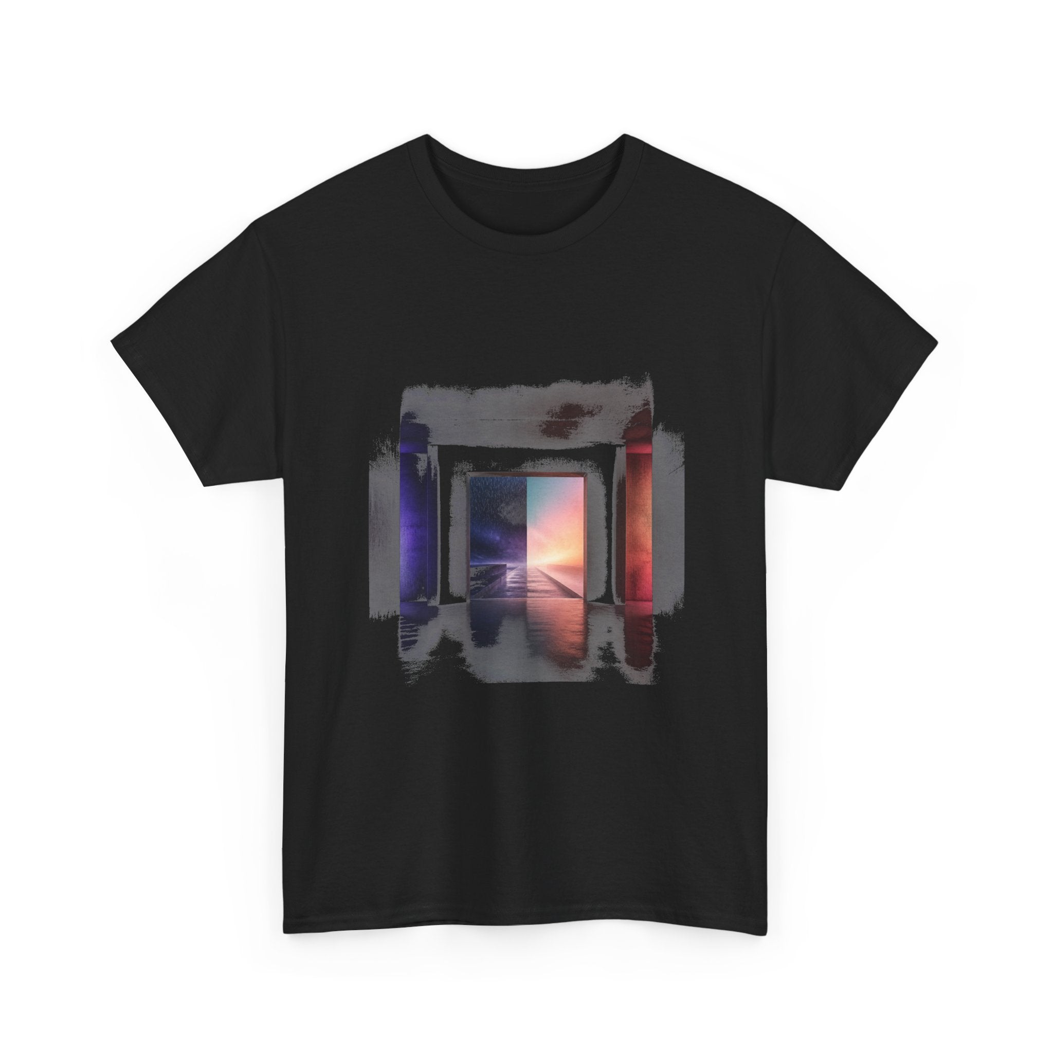 Empty Room Weather KOSVYRE graphic tee detail mockup