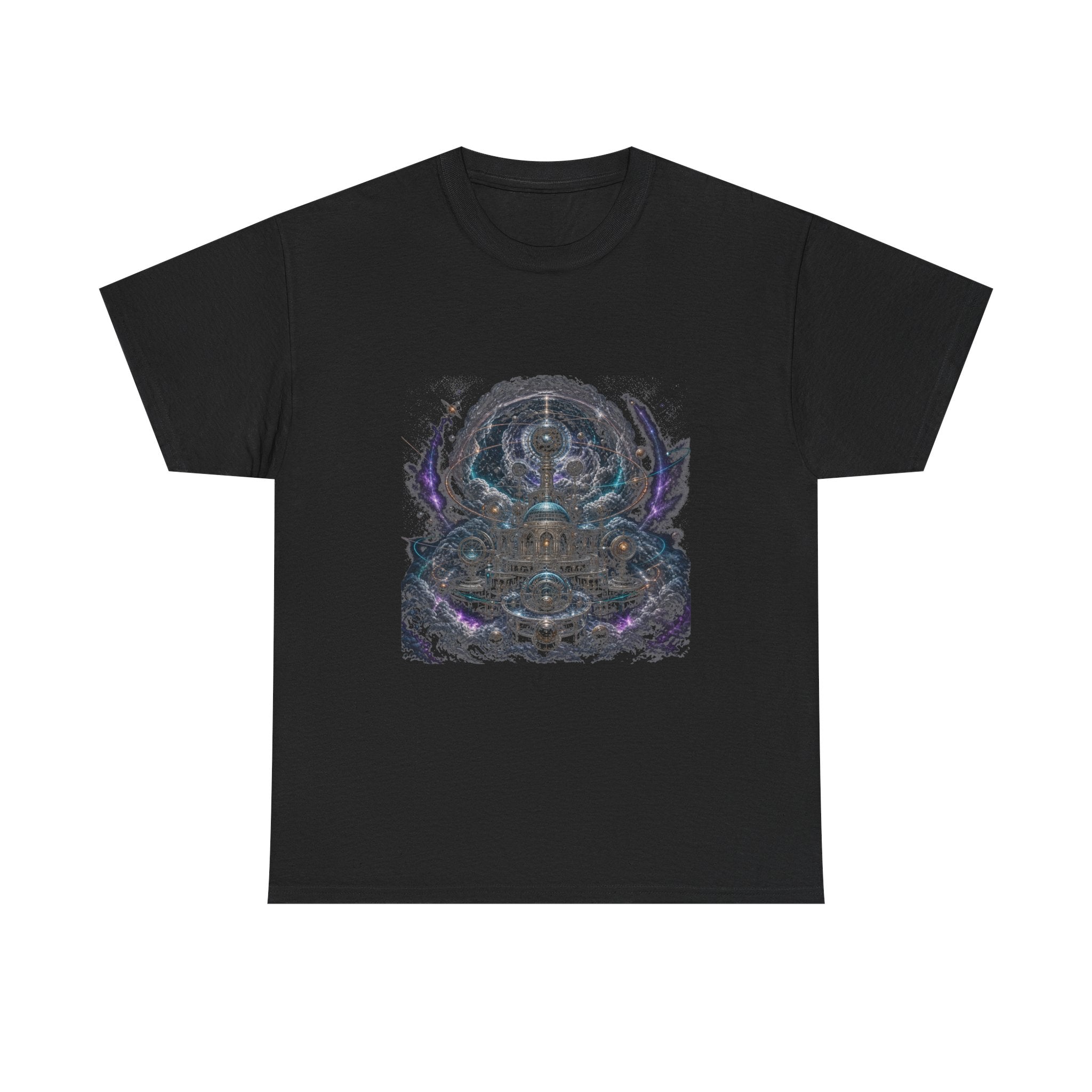 Mercury Weather Station KOSVYRE graphic tee product mockup, front view