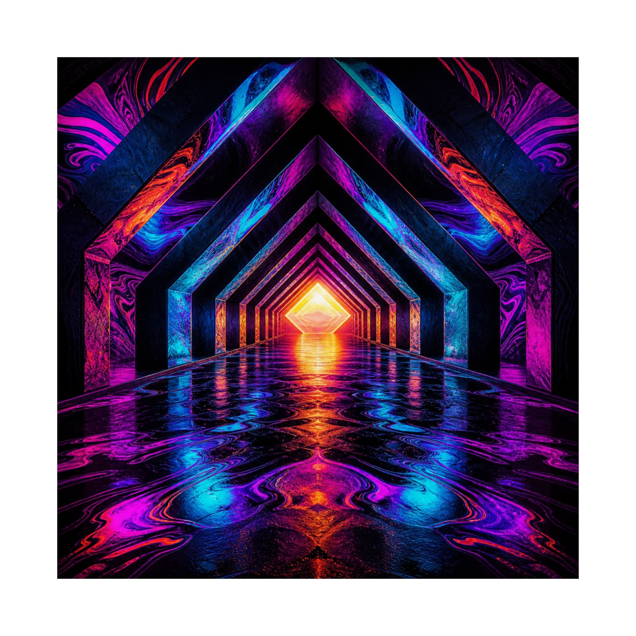 Chromatic Underpass — Art Print