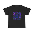 Ultraviolet Menagerie KOSVYRE graphic tee product mockup, front view