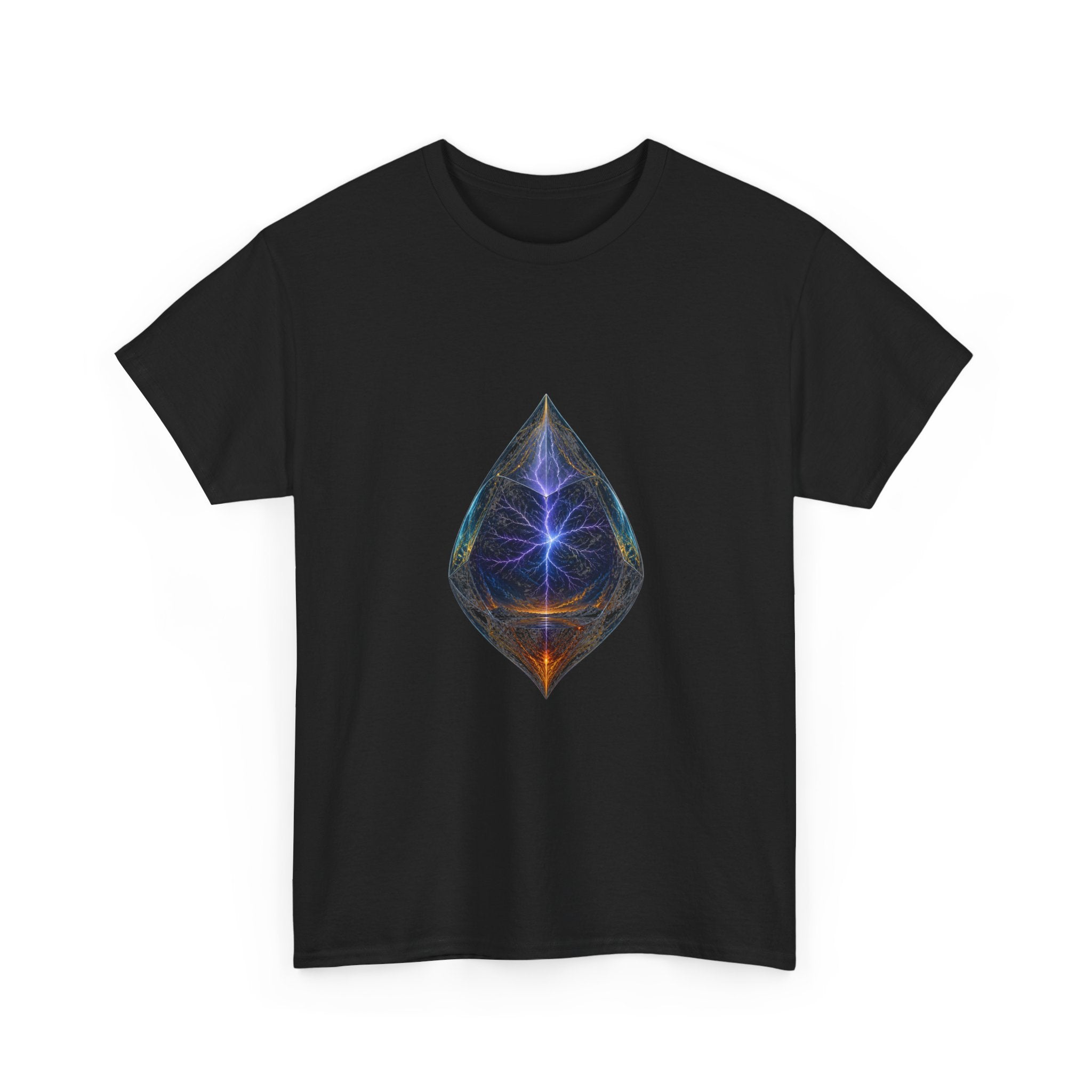 Storm Seed Relay KOSVYRE graphic tee product mockup, alternate front view