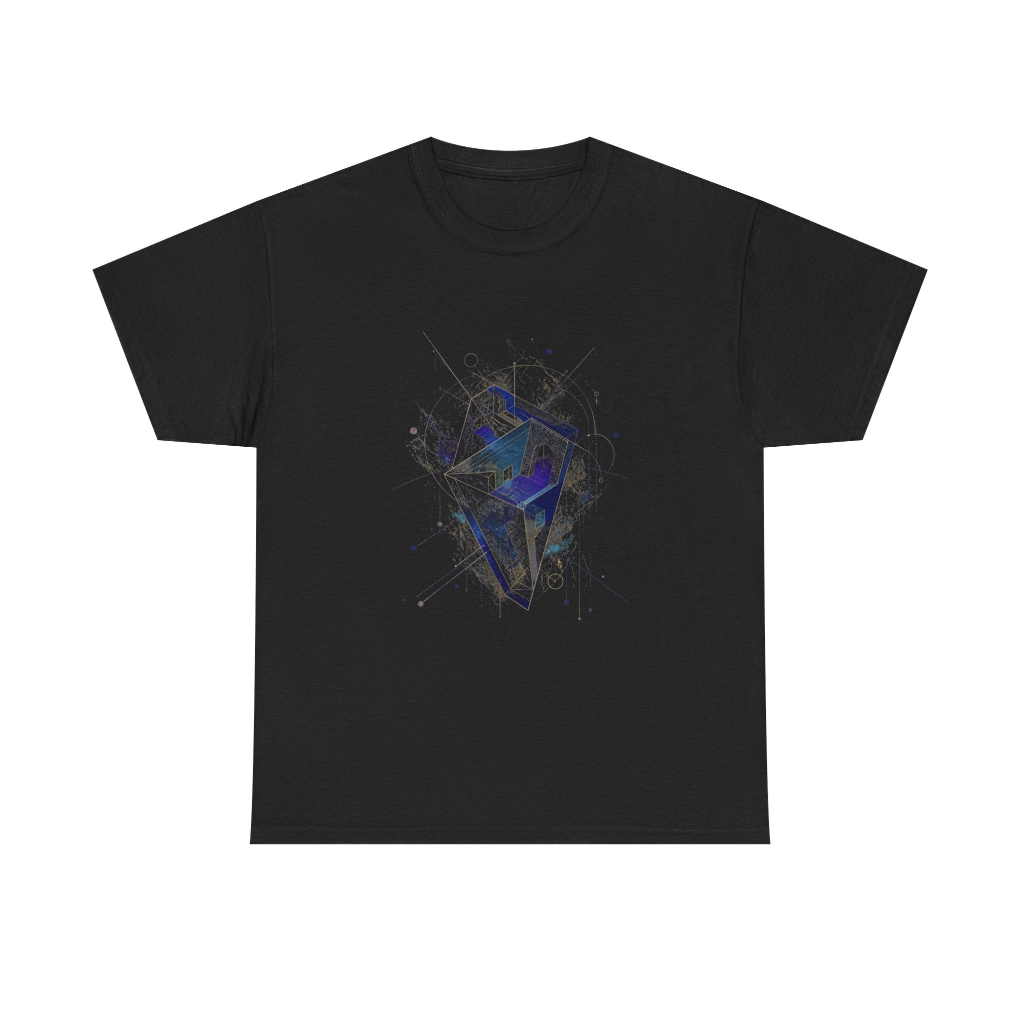 Astral Foldhouse KOSVYRE graphic tee product mockup, front view