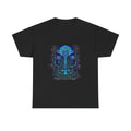 Glassroot Engine KOSVYRE graphic tee product mockup, front view