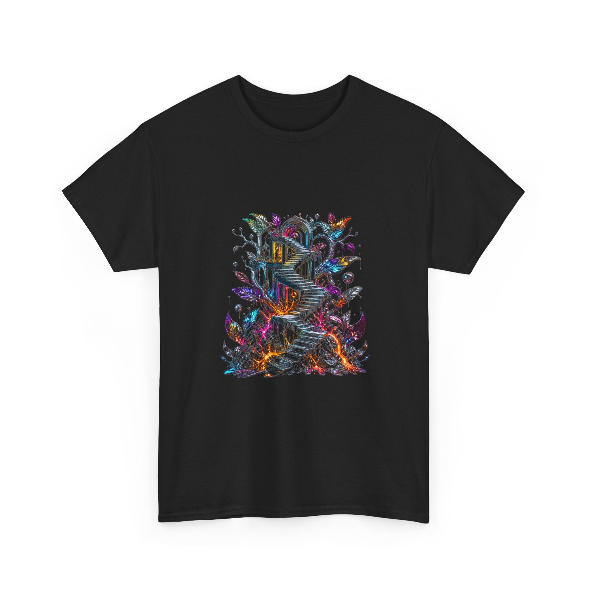 Molten Stairwell Garden — Psychedelic Graphic Tee