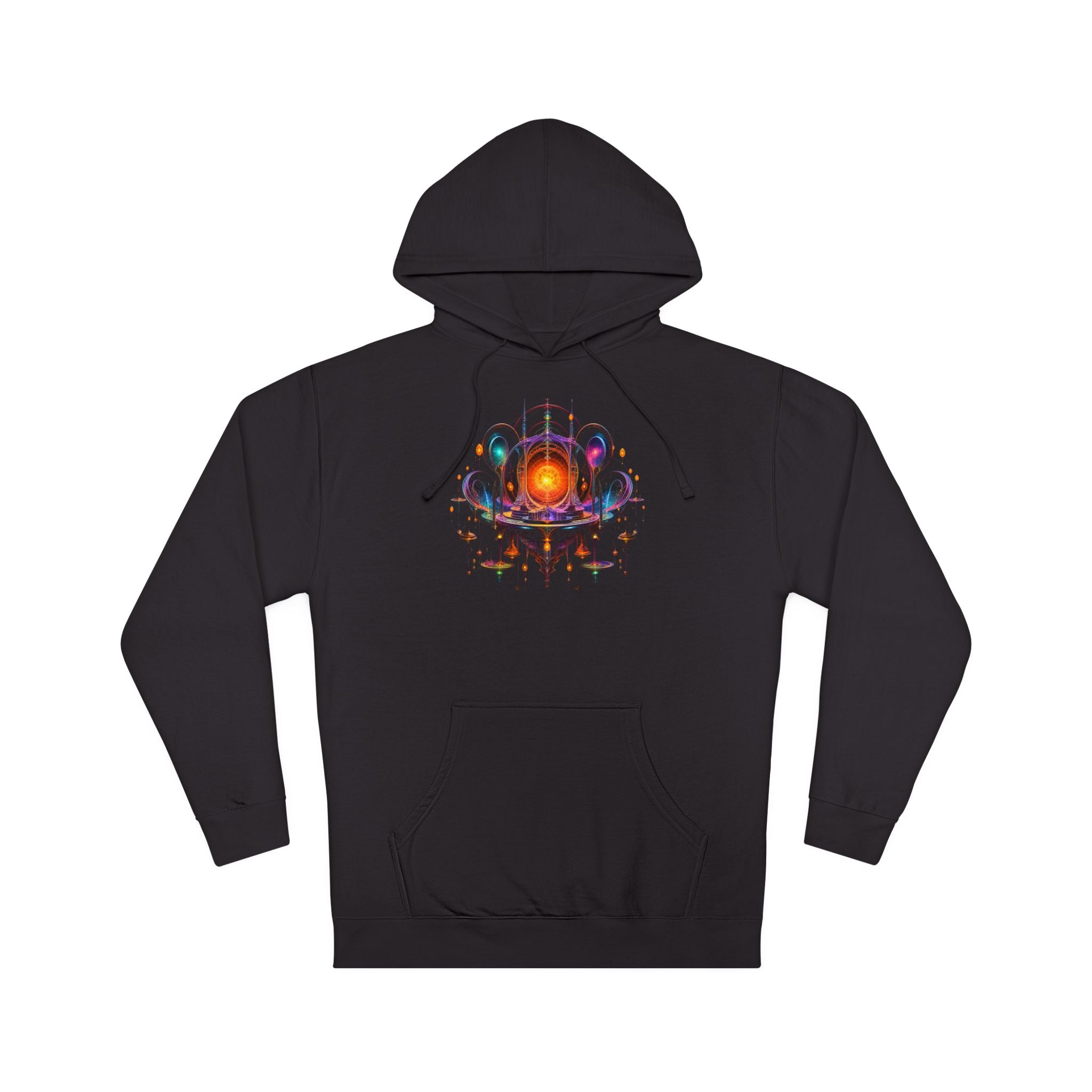 Saffron Void Observatory — Psychedelic Hoodie