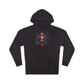 Synthetic Sunset Machine KOSVYRE hoodie product mockup, front view