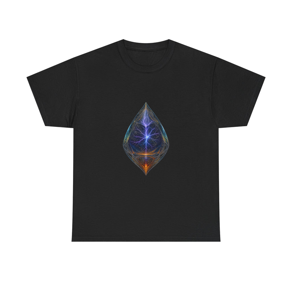 Storm Seed Relay KOSVYRE graphic tee product mockup, front view