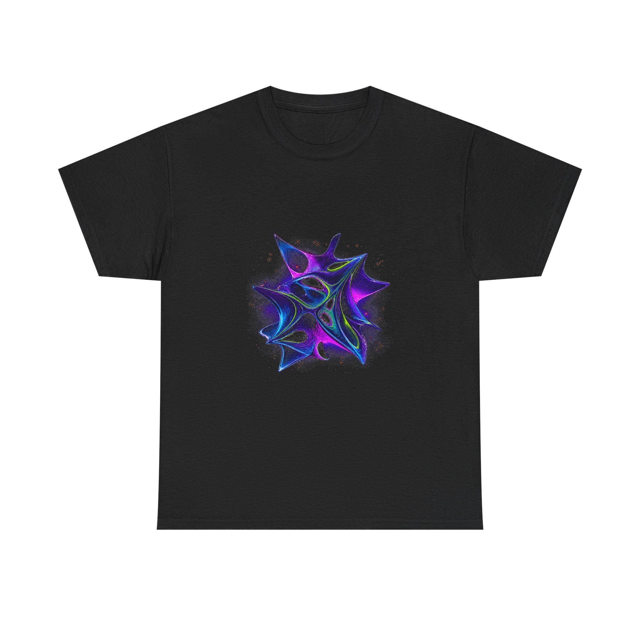Ultraviolet Fauna KOSVYRE graphic tee product mockup, front view