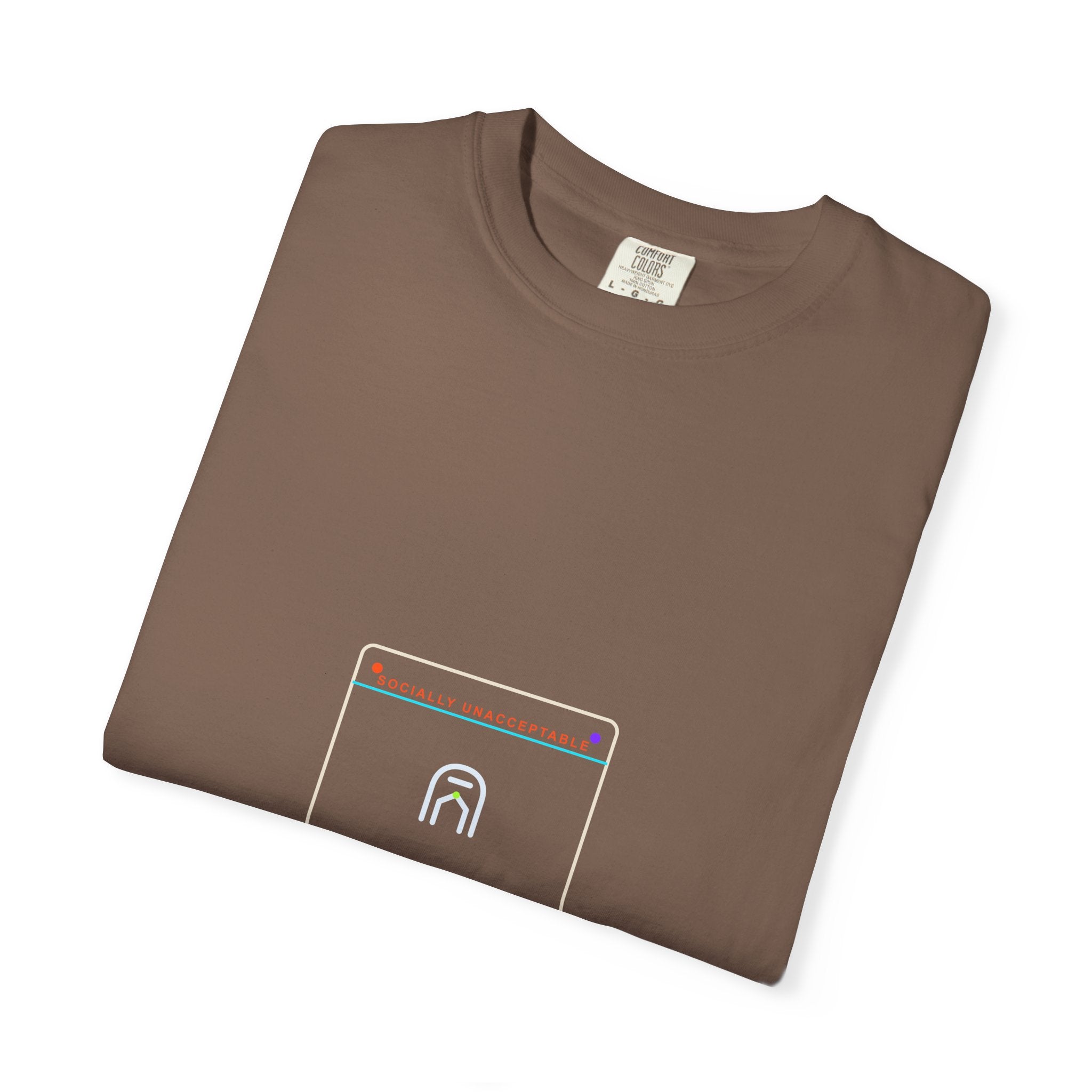 Department of Unlicensed Consciousness garment-dyed graphic tee by KOSVYRE, additional product view 2