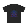 Ultraviolet Kelp Cathedral KOSVYRE graphic tee product mockup, front view